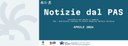 Notizie dal PAS - aprile 2026