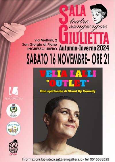 locandina sala giulietta autunno 2024 - 16 novembre - Velia Lalli Stand Up.jpg