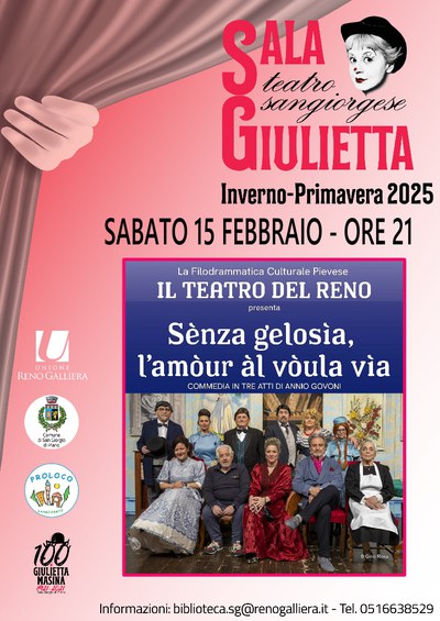 locandina singola sala giulietta 15-02 commedia dialettale Teatro del Reno.jpg